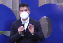 Presenta Lalo Rivera Plan Municipal de Desarrollo 2021-2024 Lalo Rivera, alcalde de Puebla, dijo que el municipio se convertirá en una de las ciudades más seguras del país. Foto: Captura de pantalla.