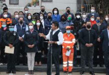 Lalo Rivera presenta informe por primeros 120 días de gobierno Lalo Rivera presentó su informe por los primeros 120 días de gobierno desde Bosques de San Sebastián. Foto: Es Imagen