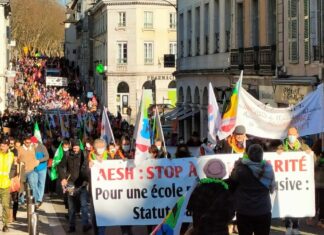 Protestan en Francia y exigen alza al salario mínimo Protestan en Francia y exigen alza al salario mínimo