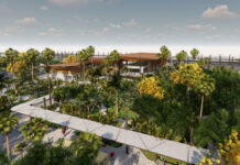 Tren Maya tendrá nuevo trazo en su paso por Riviera Maya Diseño para la estación del Tren Maya en Campeche Foto: @TrenMayaMX