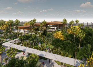 Tren Maya tendrá nuevo trazo en su paso por Riviera Maya Diseño para la estación del Tren Maya en Campeche Foto: @TrenMayaMX