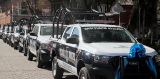 Gobierno Estatal entrega equipamiento policíaco y patrullas a Huauchinango