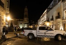 Dejan 6 cuerpos frente al Palacio de Gobierno de Zacatecas