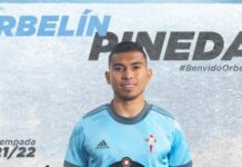 Orbelín Pineda firma con el Celta de Vigo hasta 2027