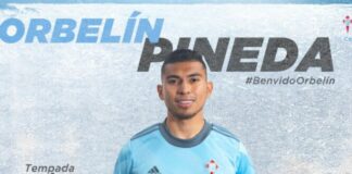 Orbelín Pineda firma con el Celta de Vigo hasta 2027