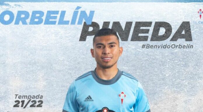 Orbelín Pineda firma con el Celta de Vigo hasta 2027