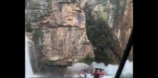 Derrumbe de cascada en Brasil deja al menos 30 heridos