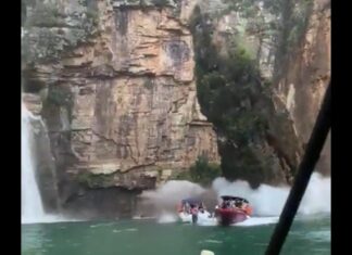 Derrumbe de cascada en Brasil deja al menos 30 heridos