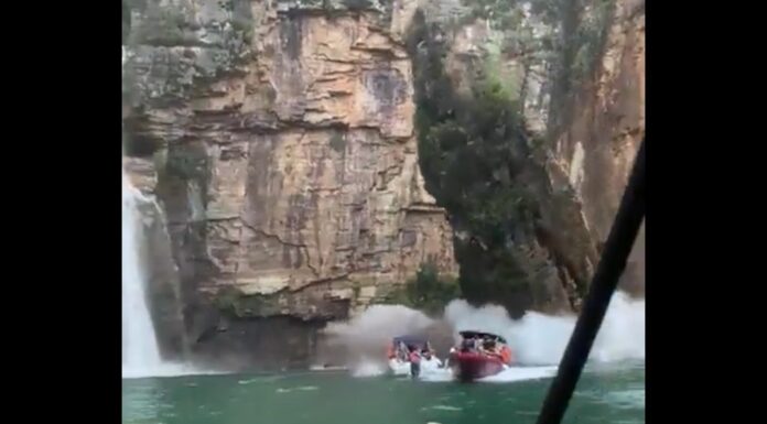 Derrumbe de cascada en Brasil deja al menos 30 heridos