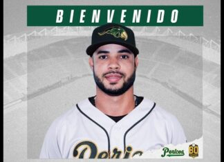 Edgar Figueroa, nuevo pelotero de los Pericos de Puebla