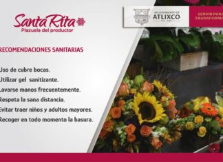 Refuerzan medidas de prevención en la Plazuela de Santa Rita
