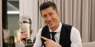 Lewandowski gana premio The Best por segundo año al hilo