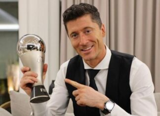 Lewandowski gana premio The Best por segundo año al hilo