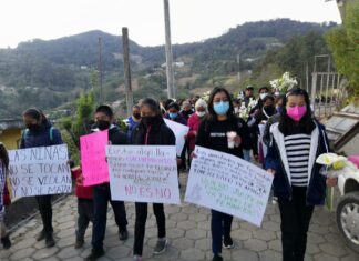 Pobladores de Zoquitlán piden justicia por María Isabel
