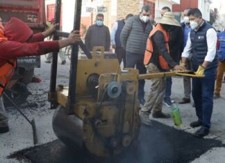 Con 100 mdp continuará bacheo en Puebla: Lalo Rivera bacheo