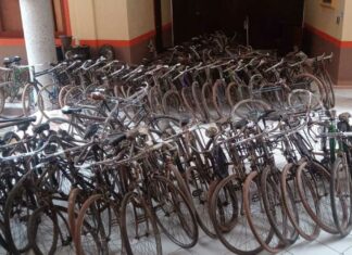 Encuentran 148 bicicletas robadas en predio de Ajalpan bicicleta