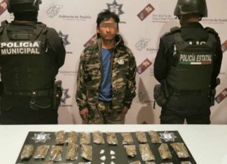 Cae presunto narcomenudista en San Gabriel Chilac Chilac