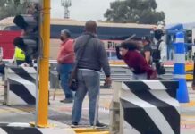 Vandalizan el poncha llantas del Edomex