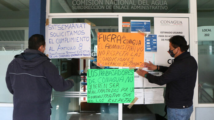 protesta conagua puebla