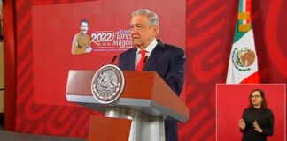 Gobierno de AMLO presenta nueva imagen para 2022 Este lunes, el gobierno federal encabezado por AMLO, inauguró la nueva imagen institucional