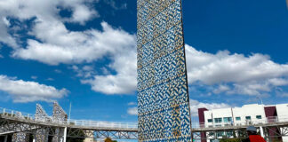 Retira Infraestructura rotonda del Bulevar Hermanos Serdán Infraestructura glorieta serdán