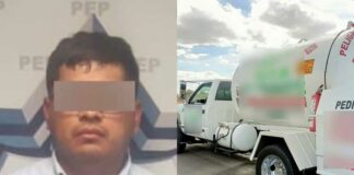 Arrestan a huachigasero con pipa en la México-Puebla huachigasero