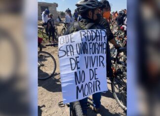 Ciclistas realizan rodada para exigir respeto a automovilistas