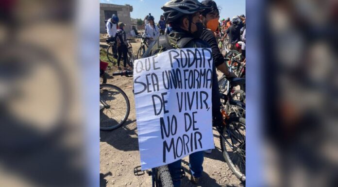 Ciclistas realizan rodada para exigir respeto a automovilistas