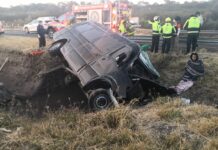 Volcadura en autopista León-Aguascalientes deja 12 muertos