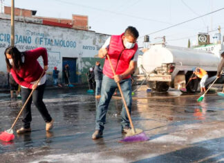 Gobierno de Atlixco y ciudadanía realizan trabajos de limpieza Limpieza atlixco