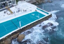 Adidas crea cancha de tenis con plástico reciclado