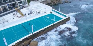 Adidas crea cancha de tenis con plástico reciclado