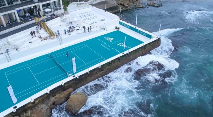 Adidas crea cancha de tenis con plástico reciclado