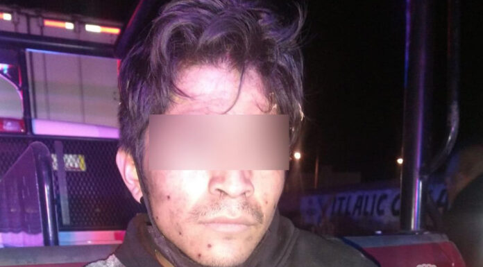 Capturan en la México-Puebla a asaltante de transporte de carga Agentes de la Policía Estatal detuvieron al presunto delincuente en inmediaciones de la autopista México-Puebla. Foto: Especial