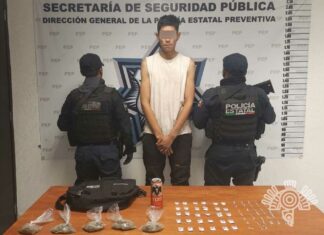 Atrapan a narcovendedor en San Baltazar Campeche narcovendedor
