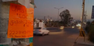 Protestan en Bulevar Carmelitas para pedir alumbrado público Acusaron que la calles San Luis Potosí es un foco rojo de inseguridad, por lo que ahora protestan para pedir mejores condiciones. Foto: Especial