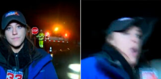 Atropellan a reportera en enlace ¡Y se levanta!