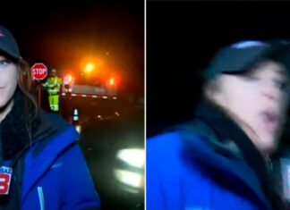 Atropellan a reportera en enlace ¡Y se levanta!