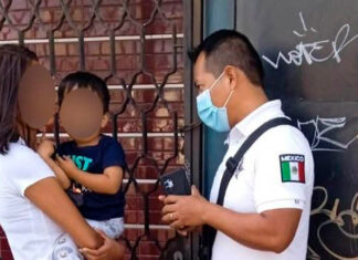 Resguarda SSC a madre e hijo; tenían reporte de desaparición SSC puebla