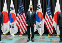 Antony Blinken se reúne con cancilleres de Japón y Corea del Sur Antony Blinken