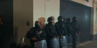 Montan operativo en el Centro Histórico de Puebla Montan operativo en el Centro Histórico de Puebla