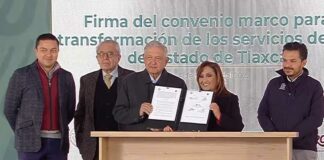 Federación y Tlaxcala firman convenio en materia de salud Tlaxcala