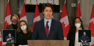 Trudeau anuncia nuevas sanciones contra Rusia Trudeau