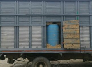 Asegura Policía Estatal combustible presuntamente ilegal