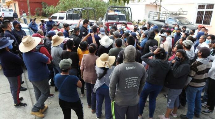 Protestan por resultados de elecciones auxiliares en Huejotzingo