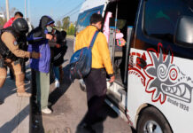 Policía de San Pedro refuerza seguridad en transporte público policía transporte