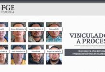 Detienen a 8 presuntos integrantes de un grupo delictivo en Texmelucan