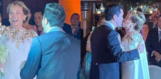 En redes sociales, el presidente de Redes Sociales Progresistas, Fernando González Sánchez, dio a conocer fotos de la boda. Foto: Especial