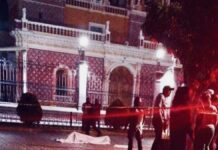 Abandonan cadáver frente a Iglesia principal de Acatzingo cadáver