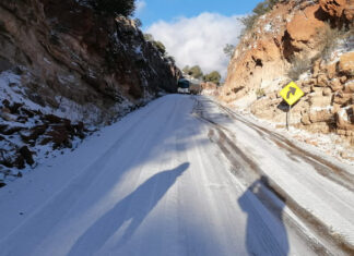 Tormenta invernal azota norte de Chihuahua Chihuahua